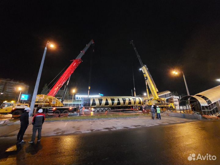 Аренда и услуги автокрана, 250 т, 73 м, с гуськом 22 м