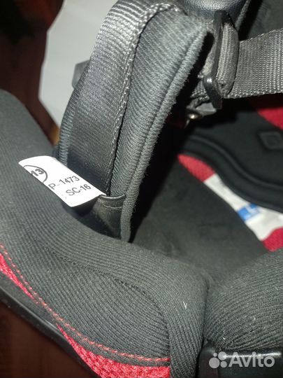 Шлем Кроссовый Ataki SC-16 красный/белый