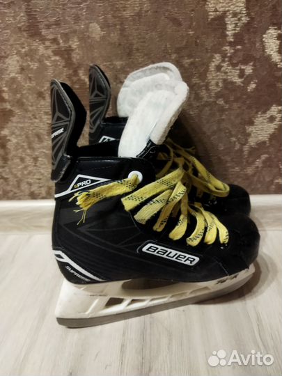 Хоккейные коньки bauer 33,5