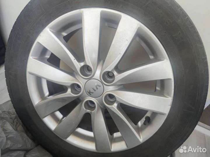 Оригинальные литые диски на kia R16