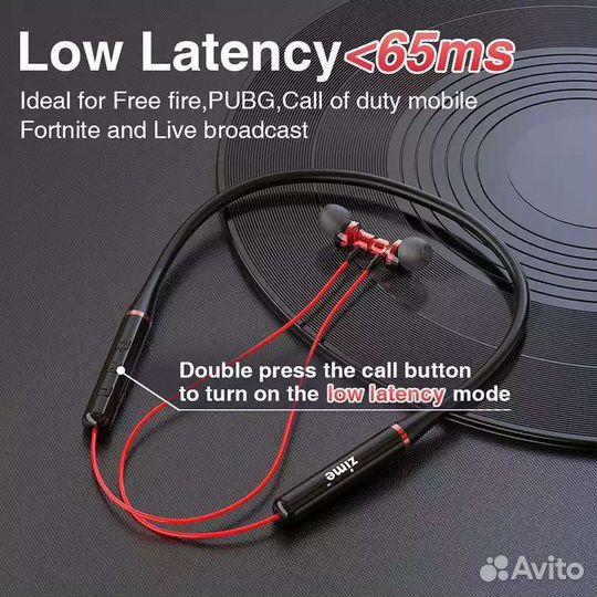 Беспроводная гарнитура Zime Victory синяя новая