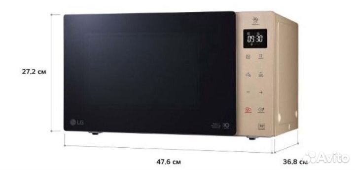 Микроволновая печь LG MS2535gish 25 л 1000 Вт