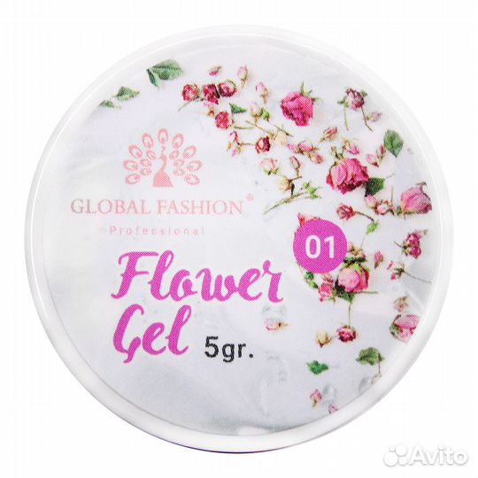 Гель с сухоцветами 5 гр, Flower Gel 01