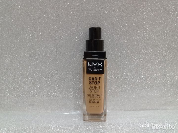 Крем тональный NYX can't stop, Classic tan 12
