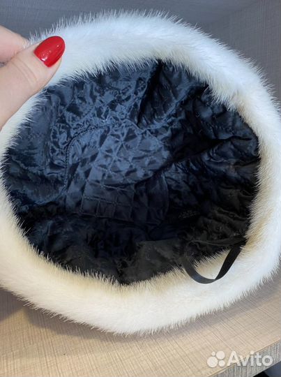 Шапка норковая женская