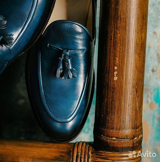 Лоферы мужские кожа