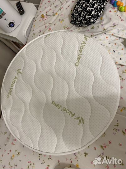 Матрас круглый 75 алое