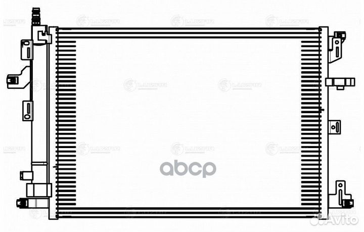 Радиатор кондиц. для а/м Volvo XC90 (02) (c ре