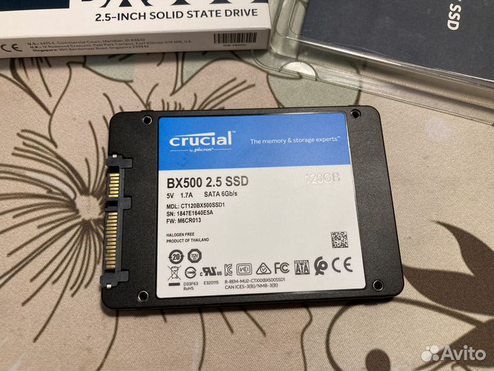 Crucial SSD 120GB