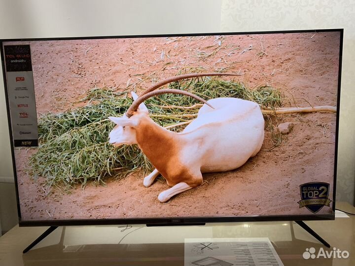 Безрамочный premium телевизор 50 4K UHD, HDR 10