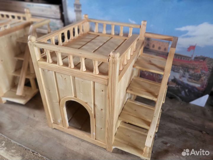 Будка дом лежак лесенка для питомца