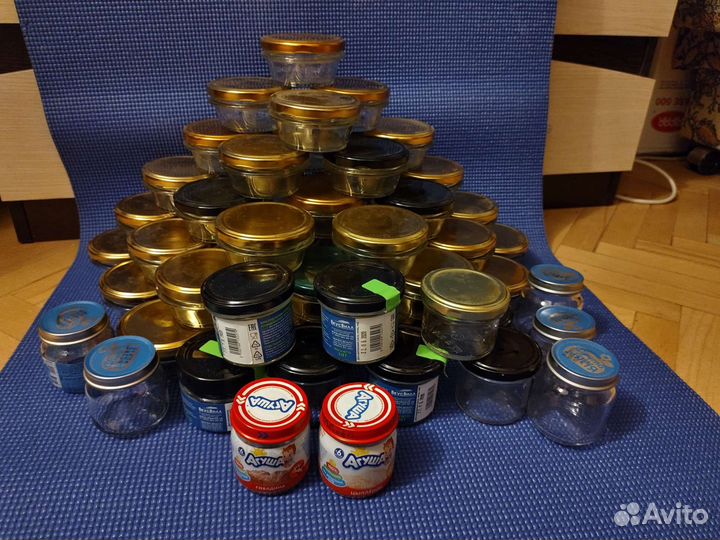 Баночки из-под паштетов, детского питания