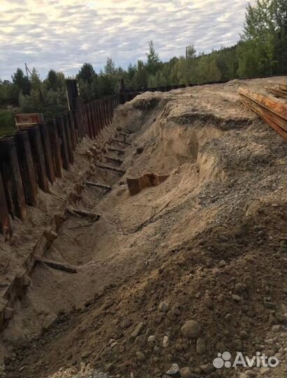 Шпунт ларсена Л4 и Л5 Погружение, Забивка, Аренда