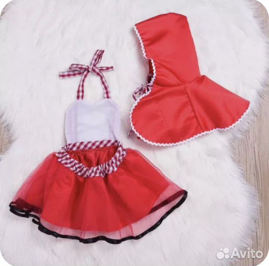 Костюм красной шапочки для девочки
