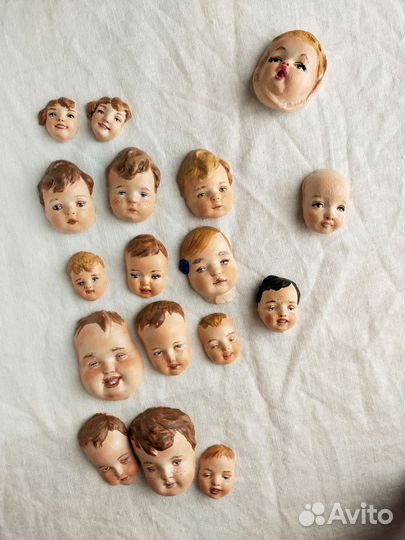 Лица для ватных игрушек