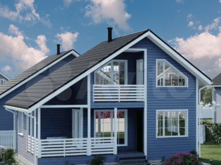 Дом 90,9 м² на участке 7 сот.