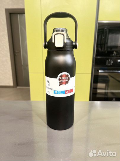 Термос 1,7 литра с крышкой и трубочкой