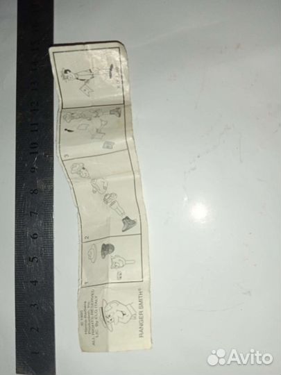 Вкладыш от киндер-сюрприза 1995-ого г