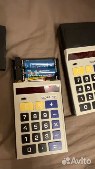 Калькулятор СССР elorg-801 1977 года
