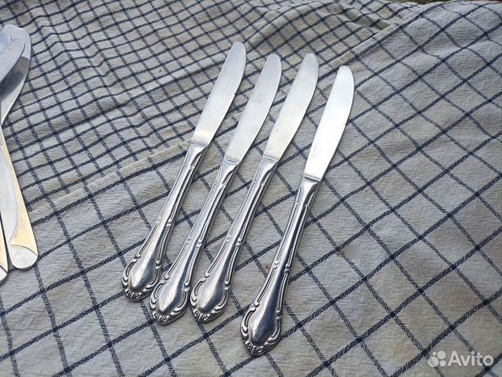 Столовые ножи из стали 15шт