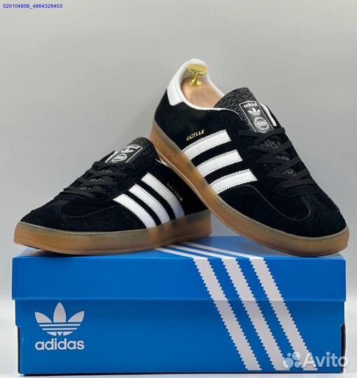 Кроссовки Adidas Gazelle Black (Арт.94480)