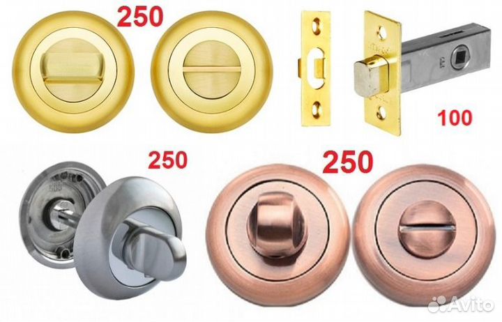 Дверные ручки и петли Новые