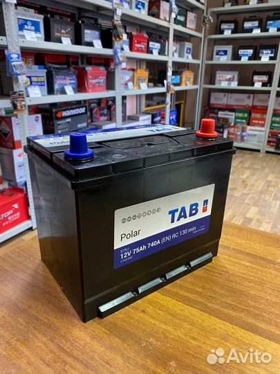 Аккумулятор 75 Ач Tab Asia на Тойоту Лексус Мазду