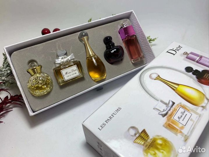 Духи женские dior 5в1