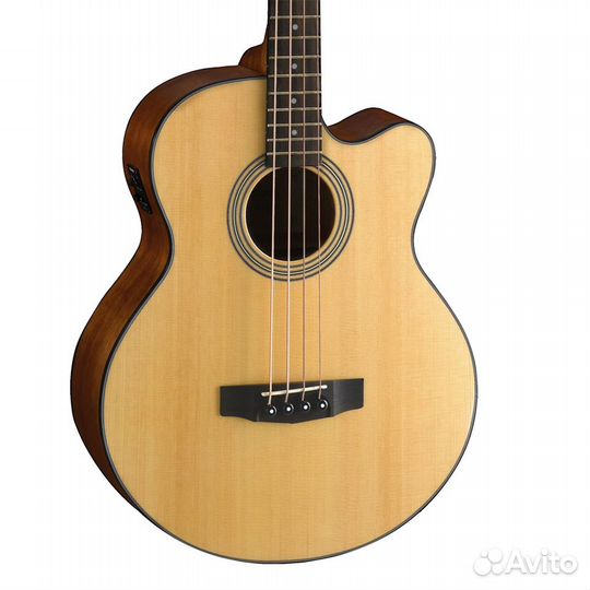 Электроакустическая бас-гитара Cort SJB5F NS