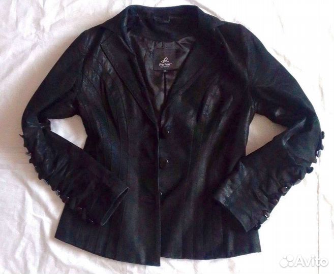 Жакет Куртка Натур Кожа Очень Красивая 46