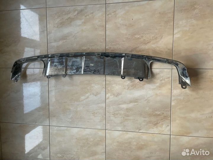 Накладка бампера задняя Mercedes Benz Glk Class X