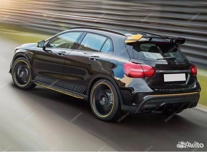 Спойлер Mercedes X156 GLA45 AMG высокий