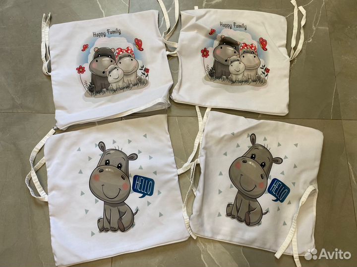 Бортики в кроватку для новорожденных