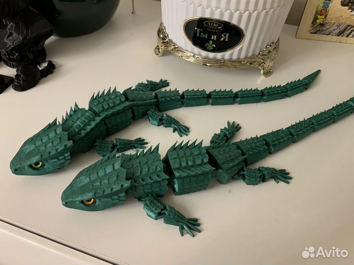 Ящерица подвижная 3Д