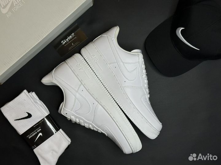 Кроссовки Nike air force 1 «White»