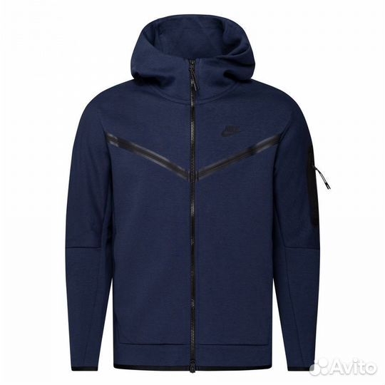 Худи Nike Tech Fleece синее