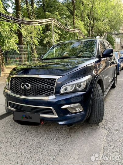 Infiniti QX80 5.6 AT, 2015, 210 000 км