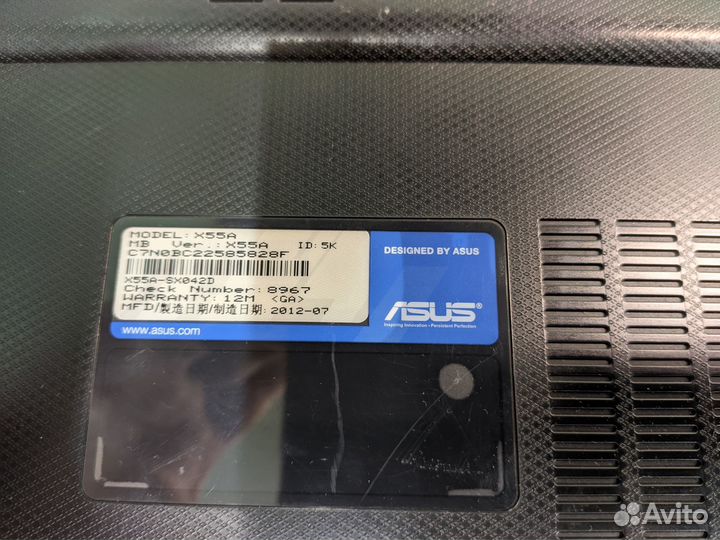 Ноутбук Asus X55A