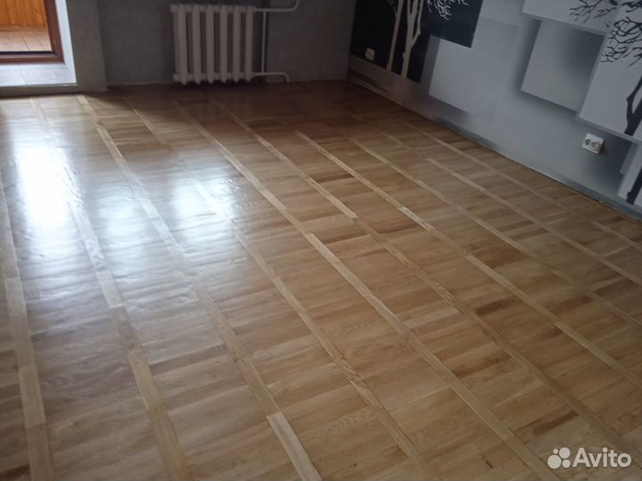 Шлифовка циклевка реставрация пола.Паркетные работ