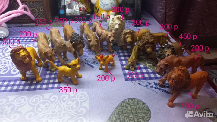 Фигурки животных schleich,collecta,bullyland,mojo