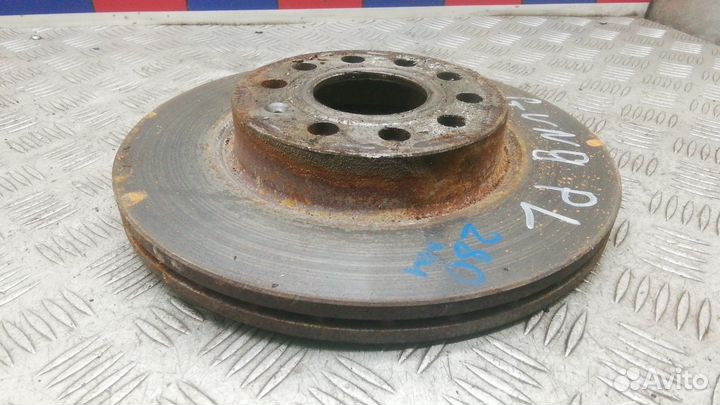 Диск тормозной передний volkswagen golf 6 2008-201