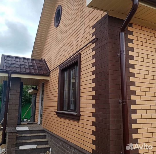 Фасадные термопанели под клинкер