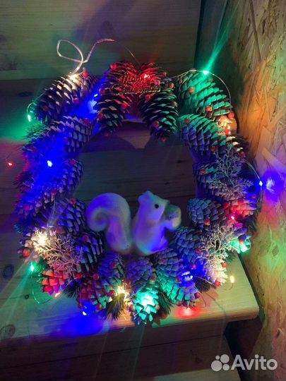 Новогодний венок большой