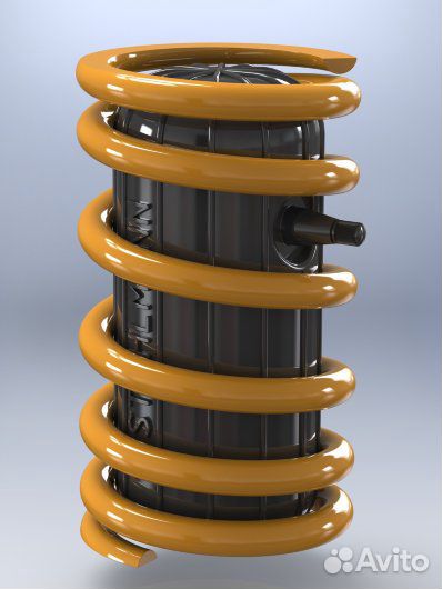 Пневмобаллоны в пружину Мерседес Виано Viano