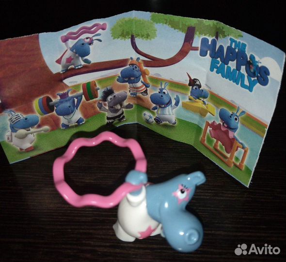 Киндер игрушки бегемоты The Happos Family