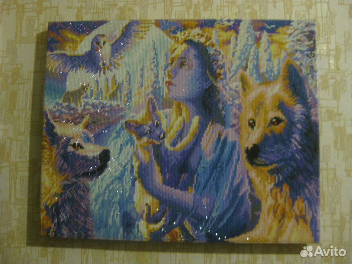 Две новые картины - алмазная мозаика и другая