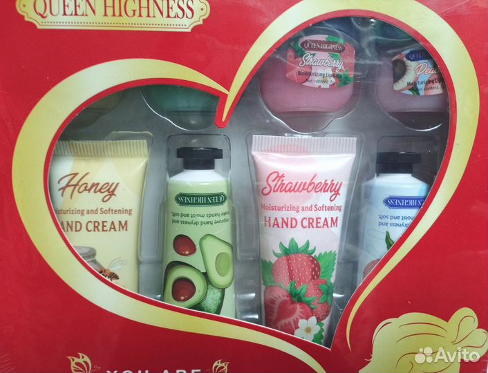 Подарочный набор: крема для рук, бальзамы для губ