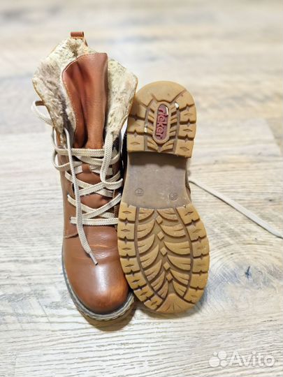 Ботинки rieker 38 женские