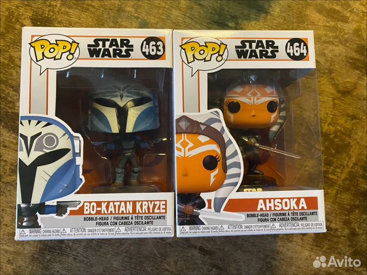 Фигурка Funko Pop Ashoka, Bo-Katan Kryze,Boba Fett