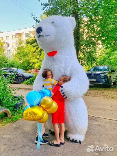 Белый мишка поздравление